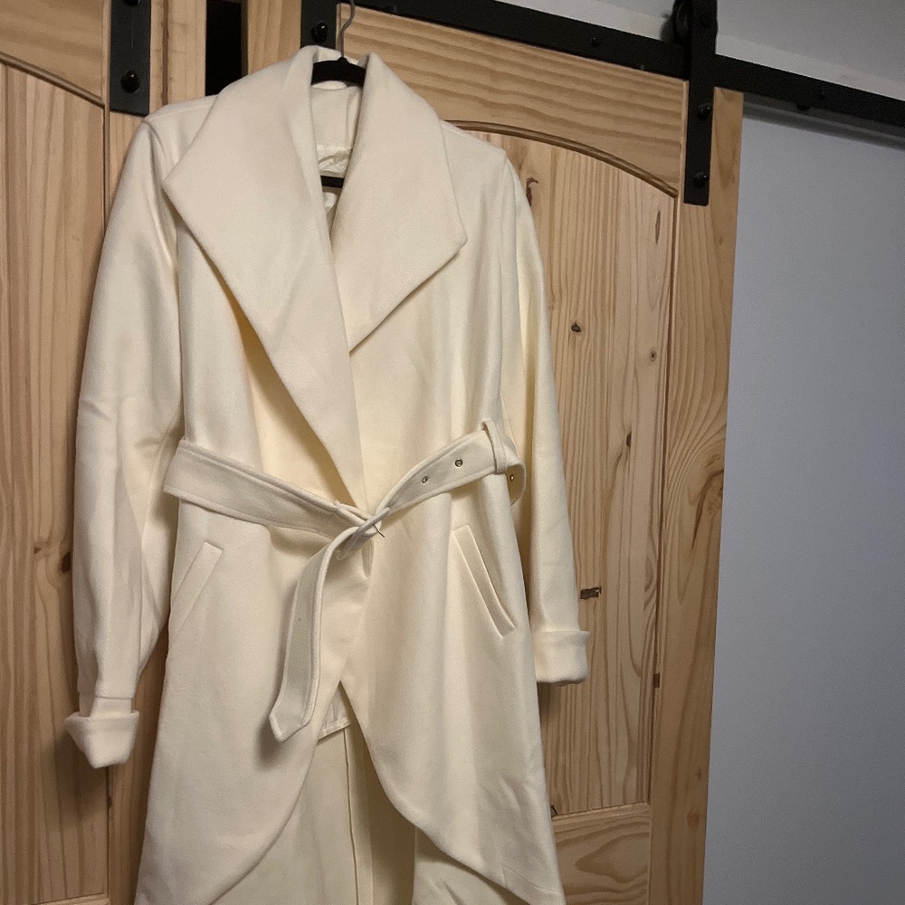 Cream winter coat